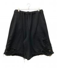 TEPPEI HURUYAMA BY READYMADE (テッペイフルヤマ) CLASH LOOSE SHORT ブラック サイズ:L