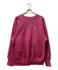 Champion REVERSE WEAVE (チャンピオン リバース ウィーブ) 90s ワンポイントロゴスウェット レッド サイズ:L