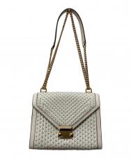 MICHAEL KORS (マイケルコース) チェーンショルダーバッグ ホワイト