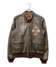 AVIREX (アヴィレックス) A-2 487TH リバイバルジャケット ブラウン サイズ:40