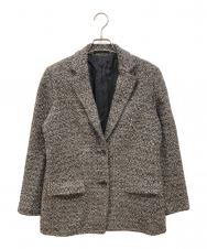 BURBERRY LONDON (バーバリーロンドン) ツイードテーラードジャケット グレー サイズ:42