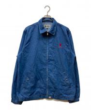A BATHING APE (アベイシングエイプ) スイングトップ インディゴ サイズ:XL