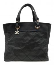 CHANEL (シャネル) パリビアリッツ トートMM ブラック