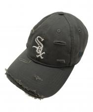 New Era (ニューエラ) ダメージ加工キャップ グレー