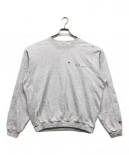BAL (バル) RUSSELL ATHLETIC (ラッセルアスレチック) ダメージ加工スウェット グレー サイズ:1