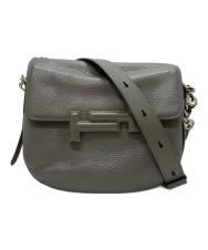 TOD'S (トッズ) ダブルTショルダーバッグ ブルー