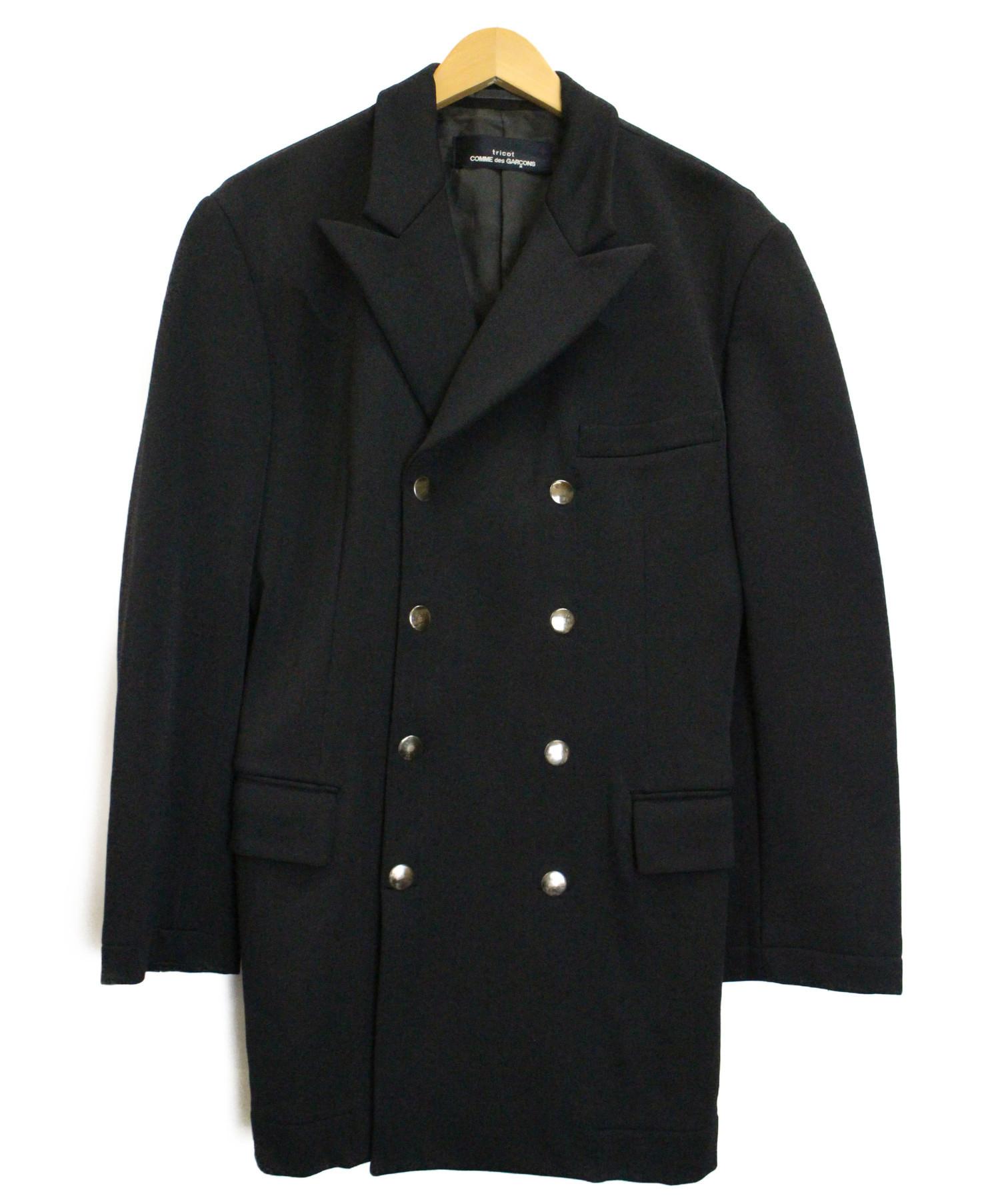 中古 古着通販 Tricot Comme Des Garcons トリココムデギャルソン ダブルジャケット ブラック サイズ 下記参照 ブランド 古着通販 トレファク公式 Trefac Fashion