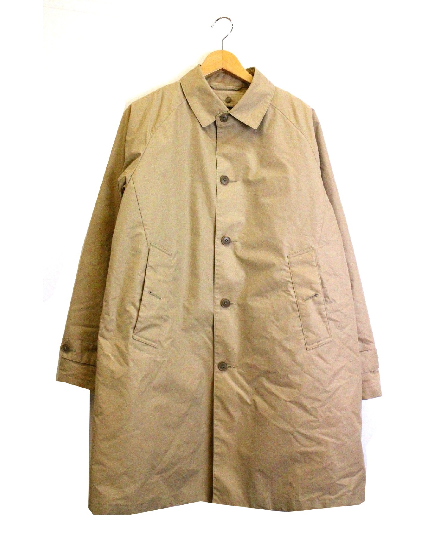中古 古着通販 Beams ビームス ダウンライナー付ステンカラーコート ベージュ サイズ M 程度 ブランド 古着通販 トレファク公式 Trefac Fashion
