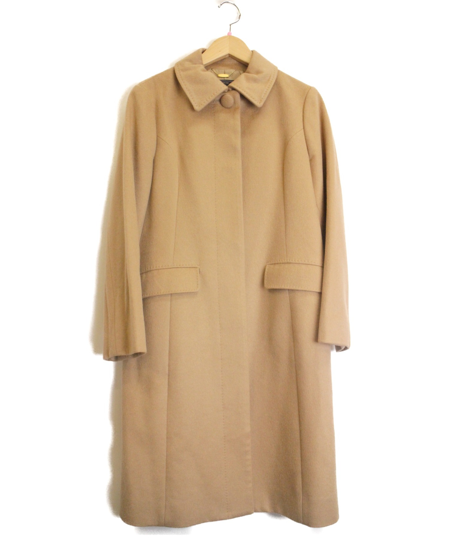 中古 古着通販 Newyorker ニューヨーカー カシミヤ混ステンカラーコート ベージュ サイズ Size 9ar 50周年記念 ブランド 古着通販 トレファク公式 Trefac Fashion