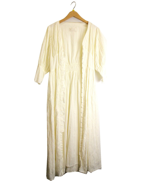 中古 古着通販 Ameri アメリ レースシャツワンピース ホワイト サイズ 下記参照 Medi Crumple Cotton Lace Dress 定価 22 330 税込 ブランド 古着通販 トレファク公式 Trefac Fashion