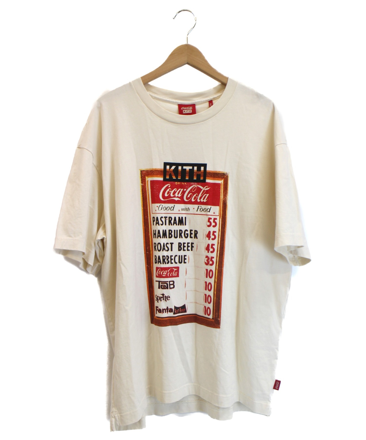 中古 古着通販 Kith Coca Cola キス コカ コーラ コラボプリントtシャツ ホワイト サイズ L ブランド 古着通販 トレファク公式 Trefac Fashion