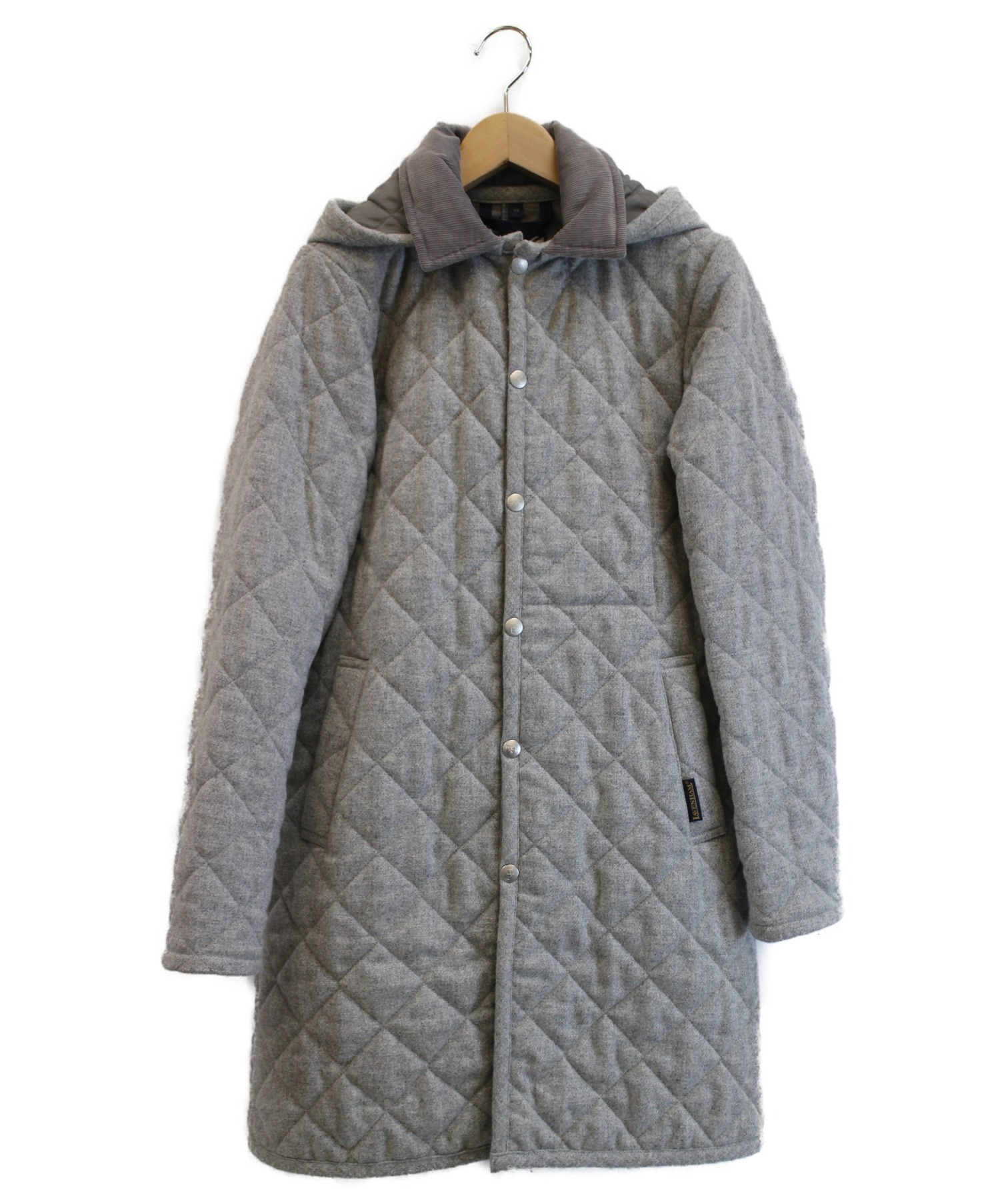 中古 古着通販 Lavenham ラベンハム キルティングコート グレー サイズ 38 ブランド 古着通販 トレファク公式 Trefac Fashion