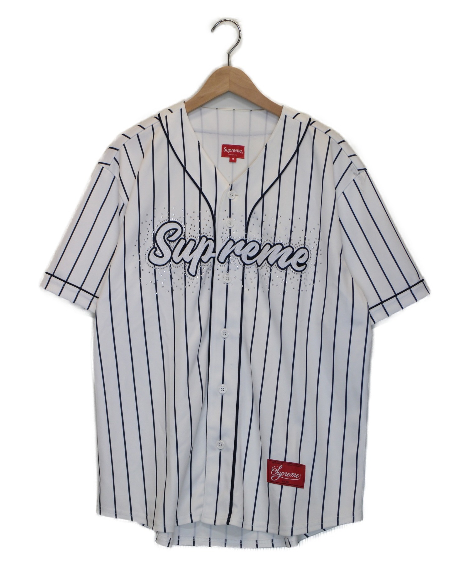 新品 supreme ベースボールシャツ 白 XL | tspea.org