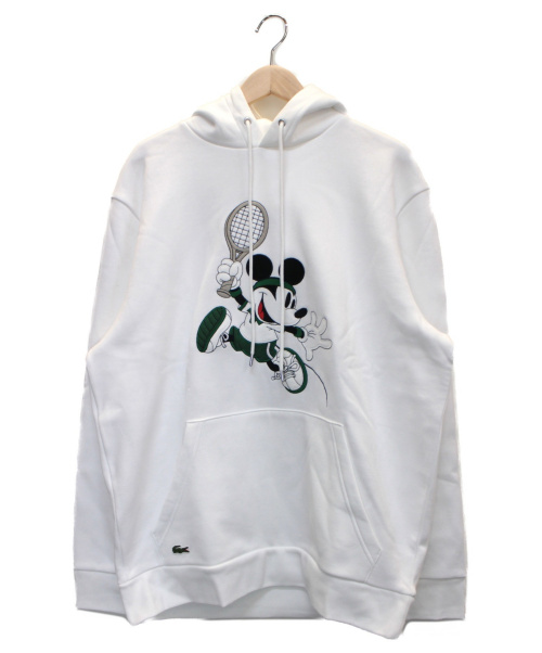 中古 古着通販 Lacoste Disney ラコステ ディズニー プルオーバーパーカー ホワイト サイズ L 未使用品 ブランド 古着通販 トレファク公式 Trefac Fashion