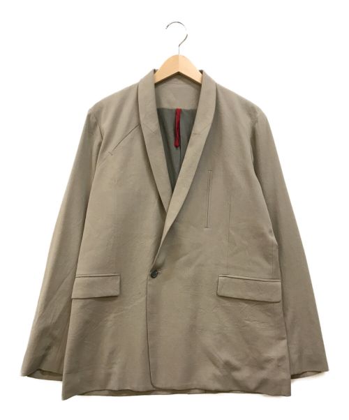 YANTOR（ヤントル）YANTOR (ヤントル) Wash Wool Jacket ベージュ サイズ:Mの古着・服飾アイテム