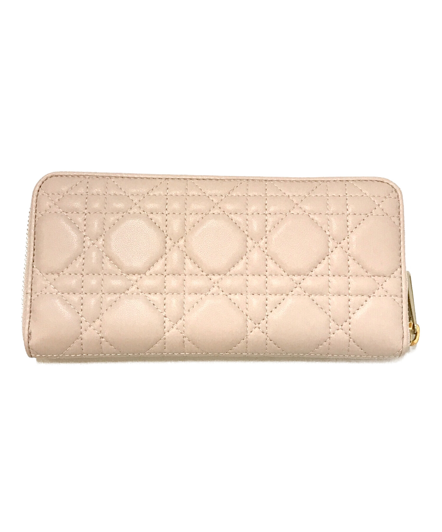 中古 古着通販 Christian Dior クリスチャン ディオール Lady Dior Voyageur ウォレット ピンク ブランド 古着通販 トレファク公式 Trefac Fashion