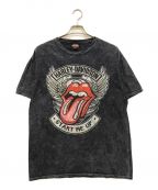HARLEY-DAVIDSON（ハーレーダビットソン）の古着「The Rolling Stones Start Me Up Short Sleeve Tee」｜グレー