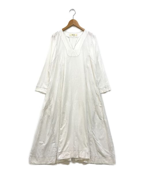QUICO（キコ）QUICO (キコ) スキッパ―ブラウスワンピース ホワイト サイズ:下記参照の古着・服飾アイテム