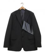 Dior（）の古着「スカーフドッキングテーラードジャケット」｜ネイビー
