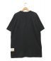 HERON PRESTON (ヘロンプレストン) 刺繍プリントTシャツ ブラック サイズ:M：6800円