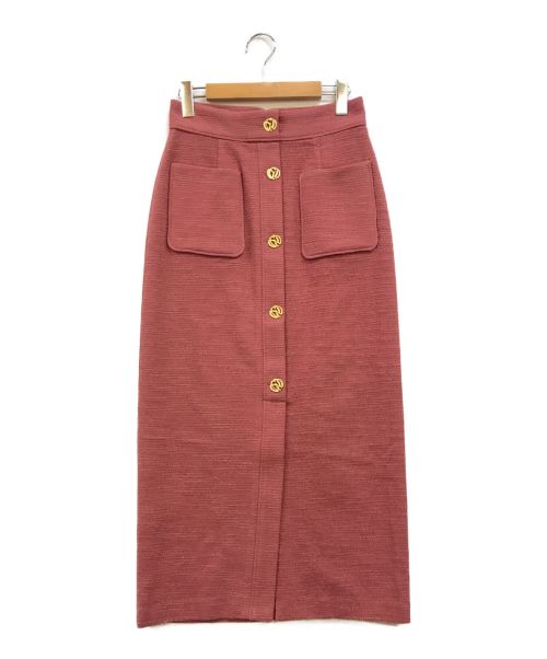 Snidel（スナイデル）Snidel (スナイデル) フロントボタンスカート ピンク サイズ:1 未使用品の古着・服飾アイテム