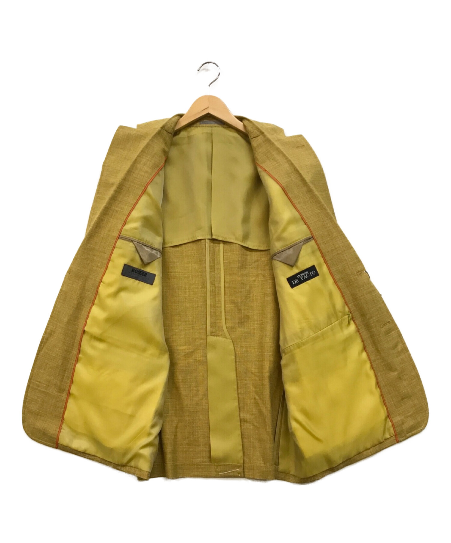 D'URBAN (ダーバン) テーラードジャケット イエロー サイズ:L 未使用品