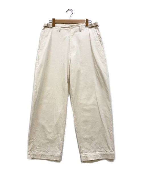 MARKA（マーカ）MARKA (マーカ) 21AW サイドアジャストトラウザーズ ワイド パンツ ホワイト サイズ:2の古着・服飾アイテム