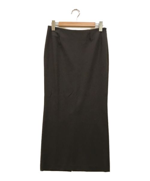 Lisiere（リジェール）Lisiere (リジェール) Punch Tight スカート ブラウン サイズ:36の古着・服飾アイテム
