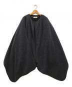 UNFILアンフィル）の古着「wool-mossar scarf & jacket」｜ネイビー