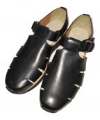 EARLEアール）の古着「Belted gurkha shoes」｜ブラック