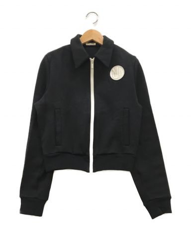 [中古]MIU MIU(ミュウミュウ)のレディース アウター・ジャケット コットン×ナイロンロゴ刺繍トラックジャケット