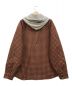 SUPREME (シュプリーム) 22AW Houndstooth Flannel Hooded Shirt オレンジ×グレー サイズ:XL：14800円