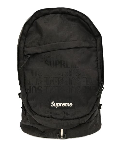 SUPREME（シュプリーム）SUPREME (シュプリーム) 19S/S Backpack ブラックの古着・服飾アイテム