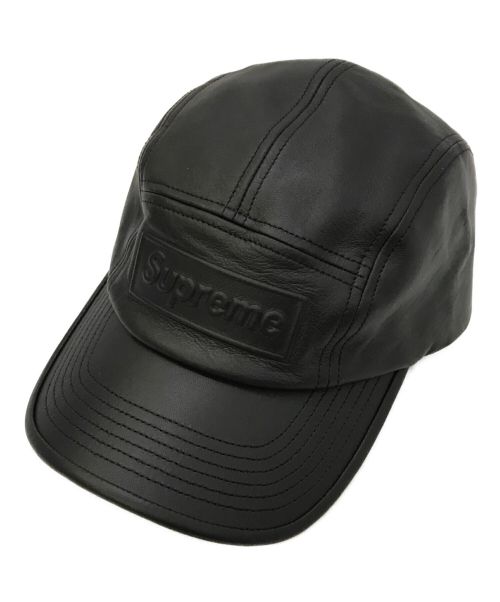 SUPREME（シュプリーム）SUPREME (シュプリーム) GORETEX Leather Camp Cap ブラックの古着・服飾アイテム