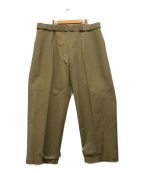 ITALY MILITARYイタリア ミリタリー）の古着「[古着]VINTAGE OVER PANTS」｜オリーブ