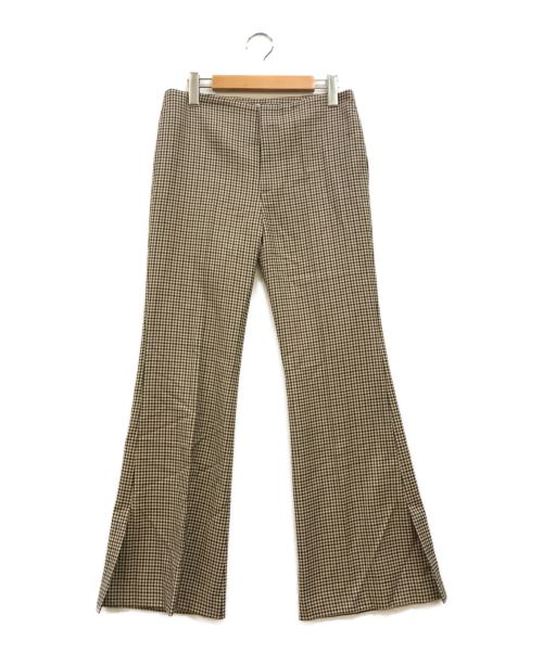 Lisiere（リジェール）Lisiere (リジェール) MOON Flare Pants ベージュ サイズ:36の古着・服飾アイテム