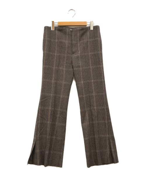Lisiere（リジェール）Lisiere (リジェール) Zanieri Flare Pants ブラウン サイズ:36の古着・服飾アイテム