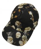 OFFWHITEオフホワイト）の古着「Floral baseball cap」｜ブラック