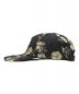 OFFWHITE (オフホワイト) Floral baseball cap ブラック サイズ:S：9000円