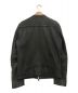 UNITED TOKYO (ユナイテッドトウキョウ) ラムレザー シングルライダースジャケット ブラック サイズ:1：9800円