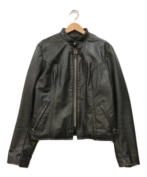 BROOKS（ブルックス）BROOKS (ブルックス) レザージャケット ブラック サイズ:38の古着・服飾アイテム
