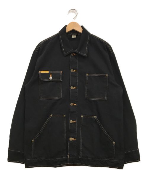 PRSN BLU（プリズンブルース）PRSN BLU (プリズンブルー) YARD COAT JACKET ブラック サイズ:01の古着・服飾アイテム