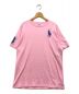 POLO RALPH LAUREN（ポロ・ラルフローレン）の古着「ホース刺繍Tシャツ」｜ピンク