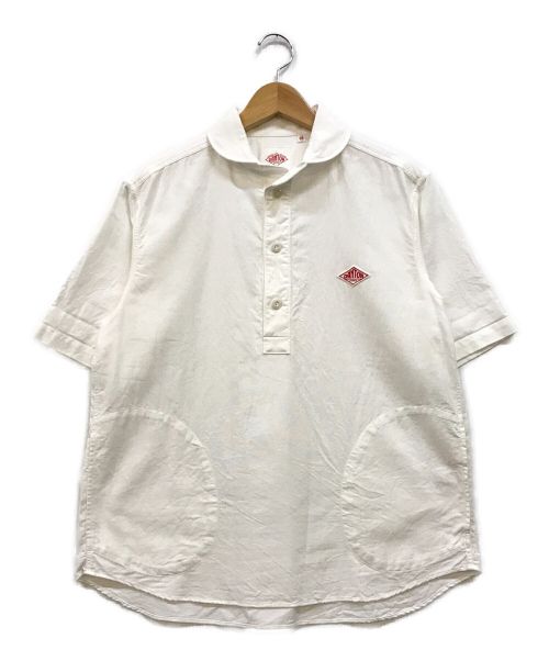 DANTON（ダントン）DANTON (ダントン) オックスフォードプルオーバーシャツ ホワイト サイズ:38の古着・服飾アイテム
