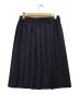 MIU MIU (ミュウミュウ) モヘアファブリック プリーツスカート ネイビー サイズ:38：53800円