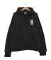 Hysteric Glamour（ヒステリックグラマー）の古着「PINK PANTHER HOODIE」｜ブラック