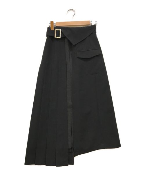 UNITED TOKYO（ユナイテッドトーキョー）UNITED TOKYO (ユナイテッドトウキョウ) メタルコンビハーフプリーツスカート ブラック サイズ:1の古着・服飾アイテム