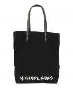 MICHAEL KORSマイケルコース）の古着「THE MICHAEL BAG キャンバストート ミディアム」｜ブラック
