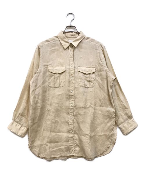 FRAMeWORK（フレームワーク）FRAMeWORK (フレームワーク) サイドポケットシャツ ベージュ サイズ:下記参照の古着・服飾アイテム