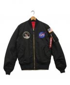 ALPHAアルファ）の古着「NASA APOLLO MA-1」｜ブラック